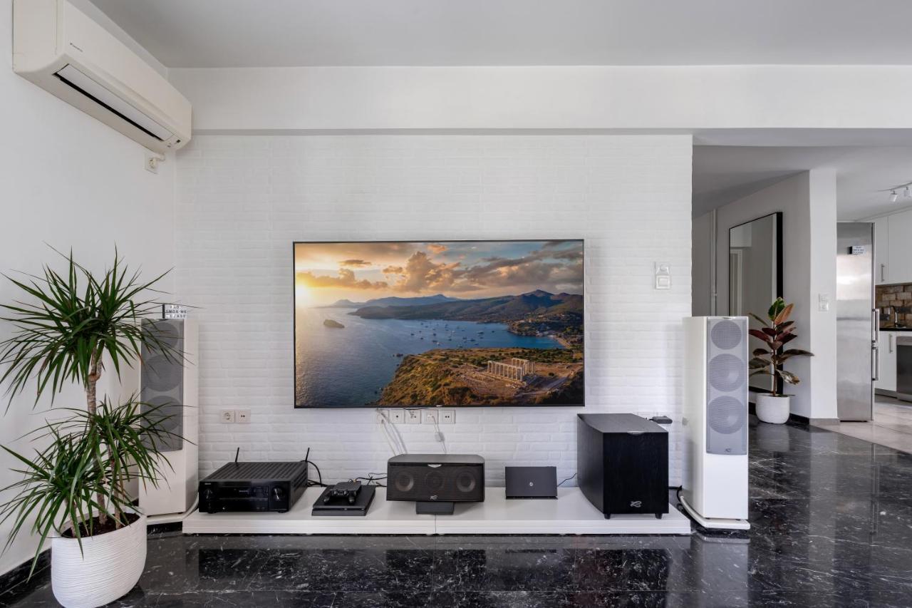 The Black Marble - Sea View, 2Br, 2Ba By Bnc Athens Luaran gambar