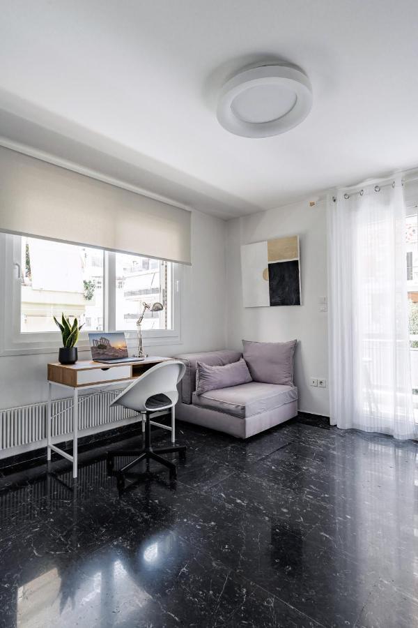 The Black Marble - Sea View, 2Br, 2Ba By Bnc Athens Luaran gambar